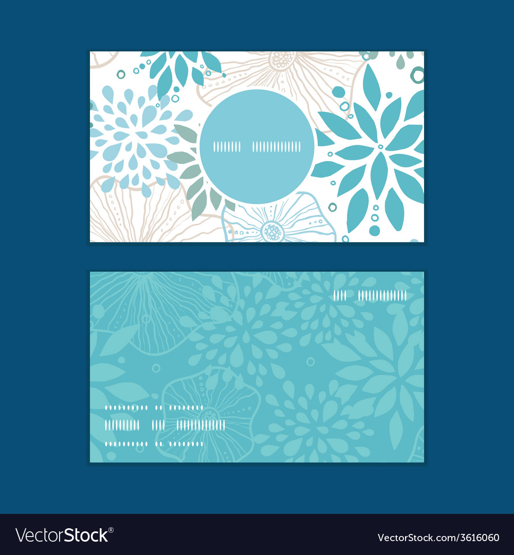 Botanical Round Frame Pattern