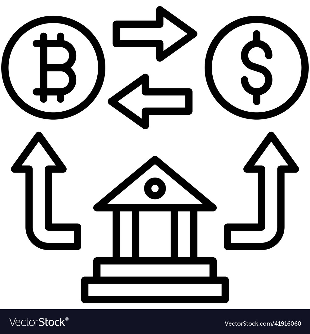 Centralized exchange icon blockchain related