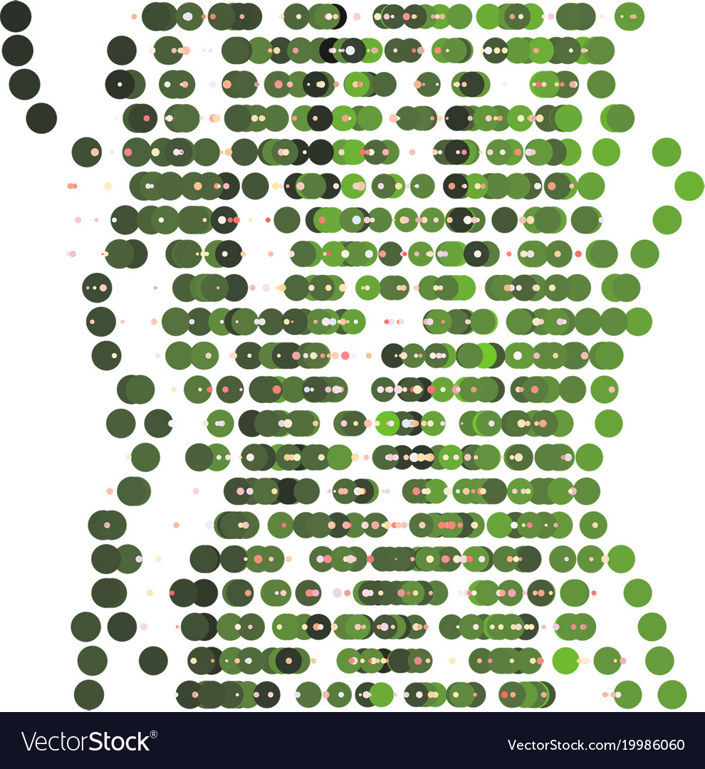 Graphic colored abstract overlapping circles