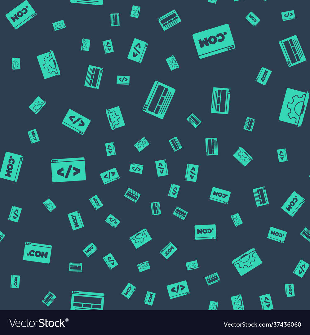 Set ui oder ux design front end development vector image Set ui oder ux design front end development