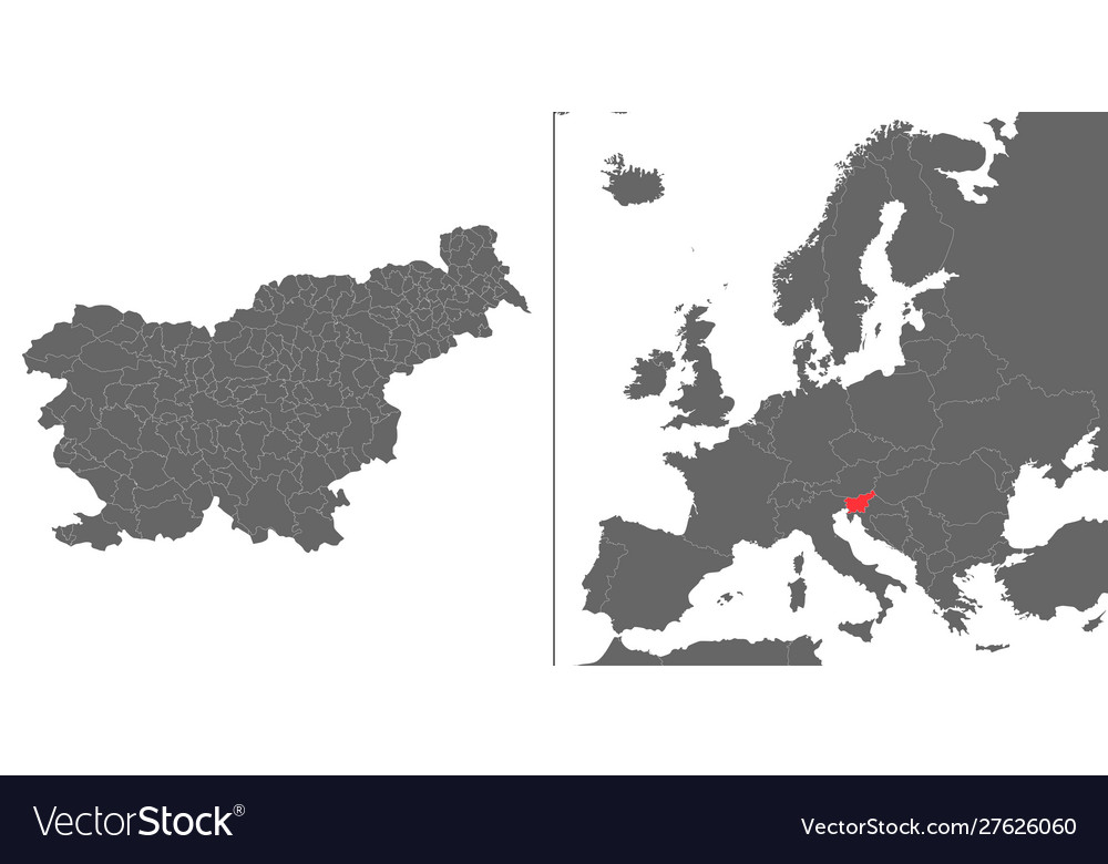 Slovenian Map - Europe