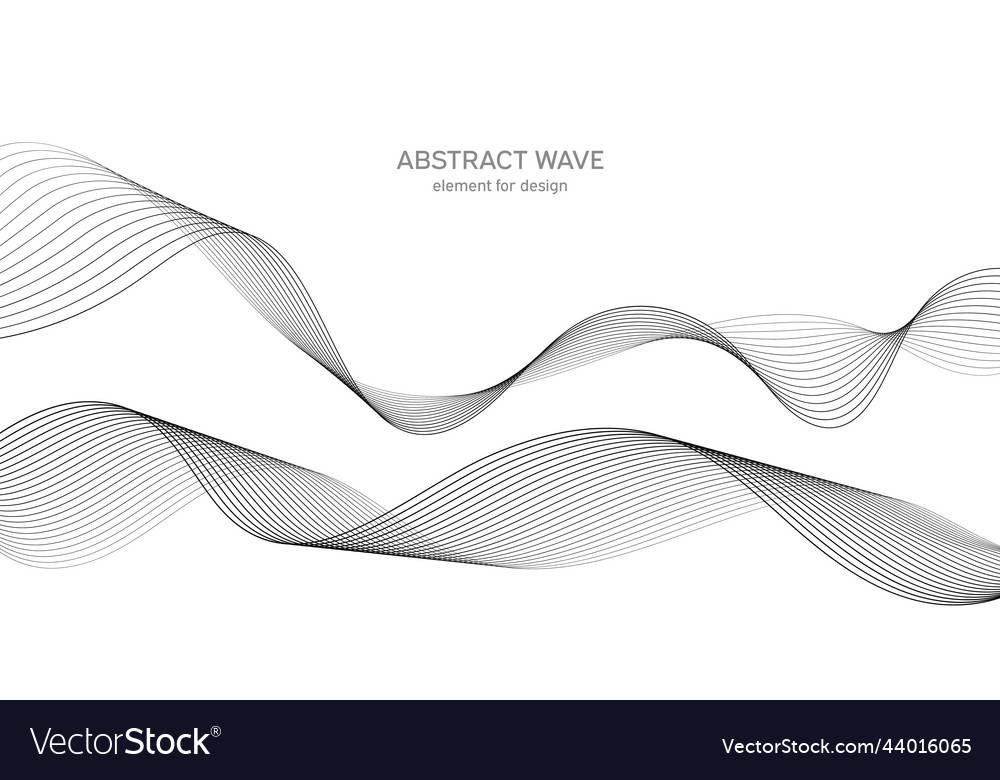 Abstract wave element for design digital vector image Abstract wave element for design digital