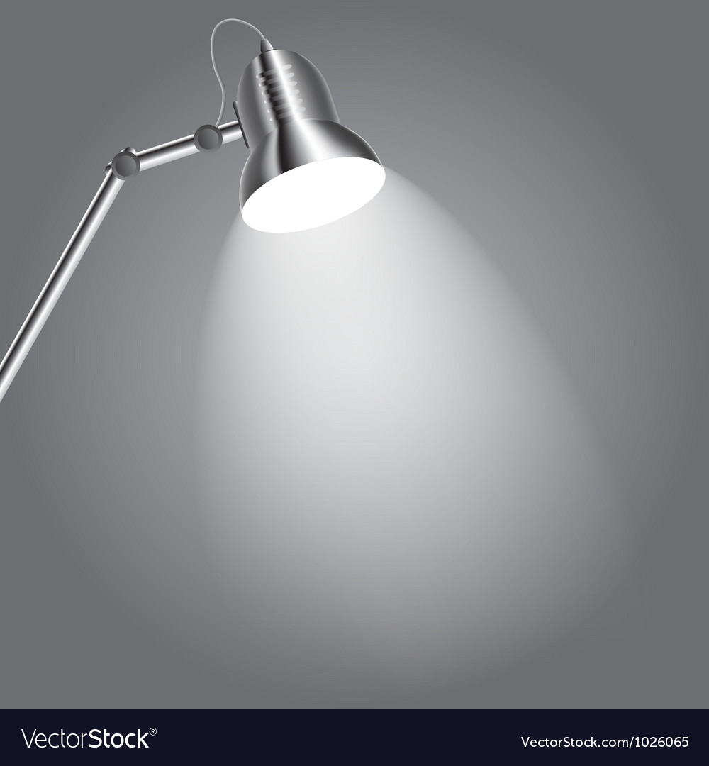 Background with lighting lamp empty space for your