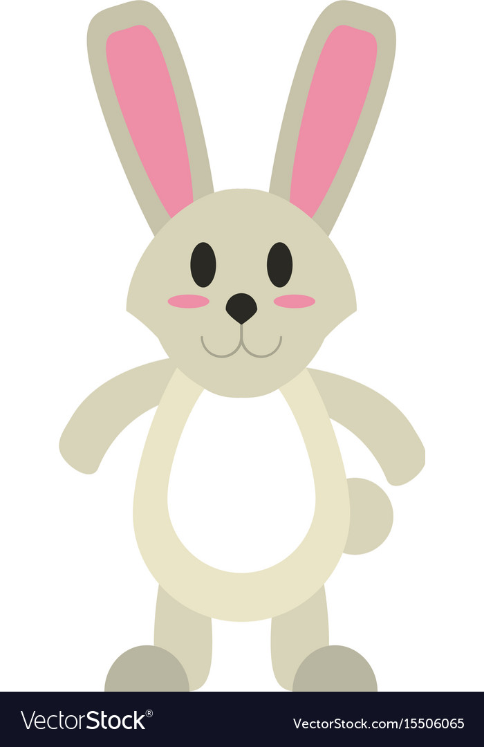 Cartoon Kaninchen oder Hase Icon Bild