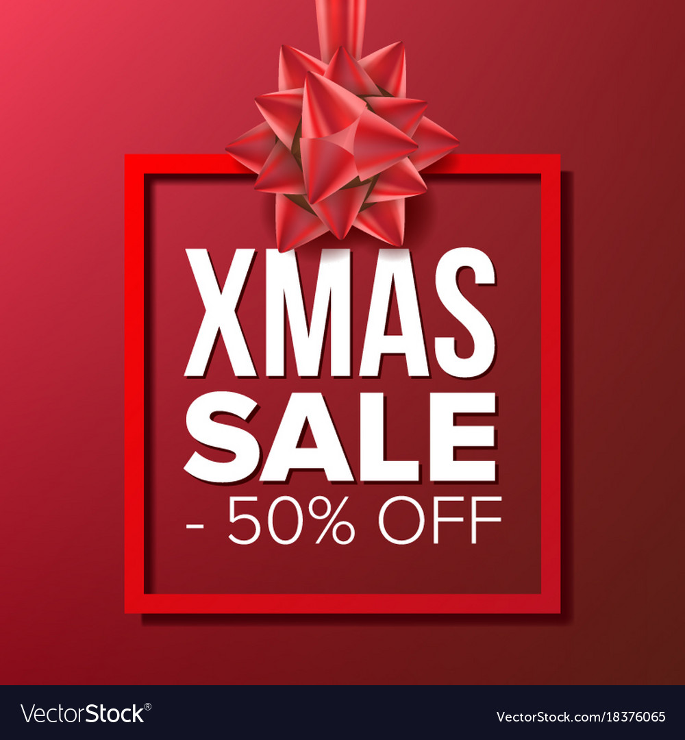 Christmas sale banner big super