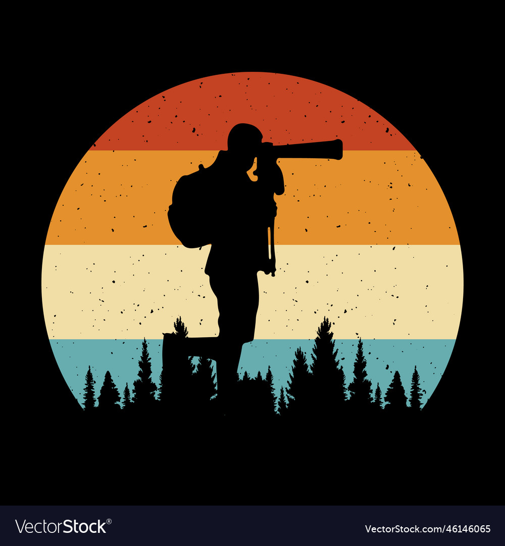 Lustige Vintage Kameramann Fotografie T-Shirt Design vector image Lustige Vintage Kameramann Fotografie T-Shirt Design