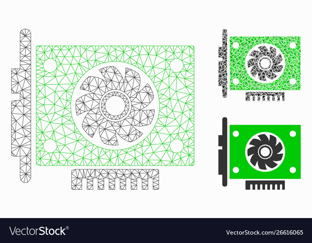 Gpu card mesh network model and triangle