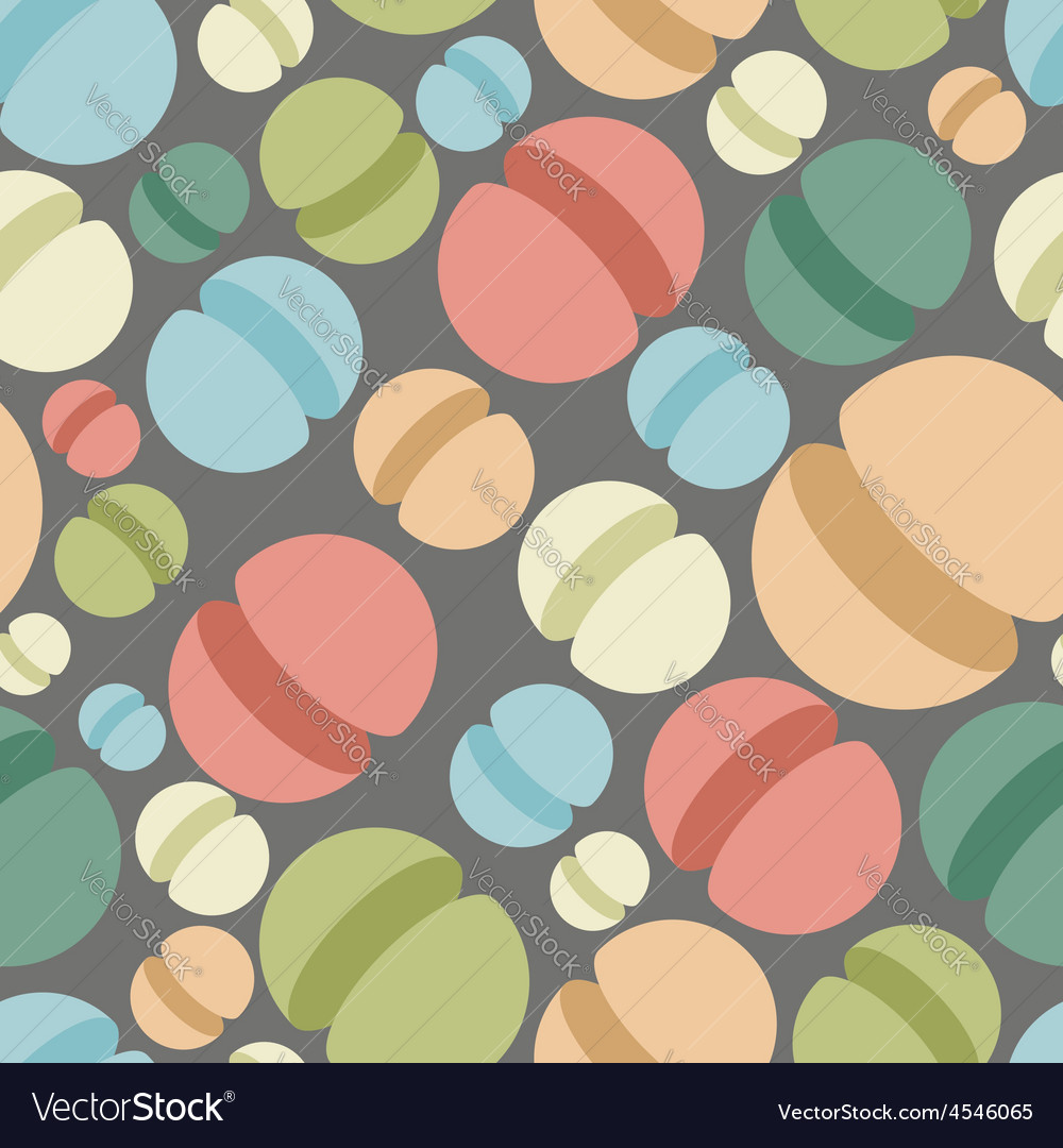 Sphere seamless pattern abstract geometric