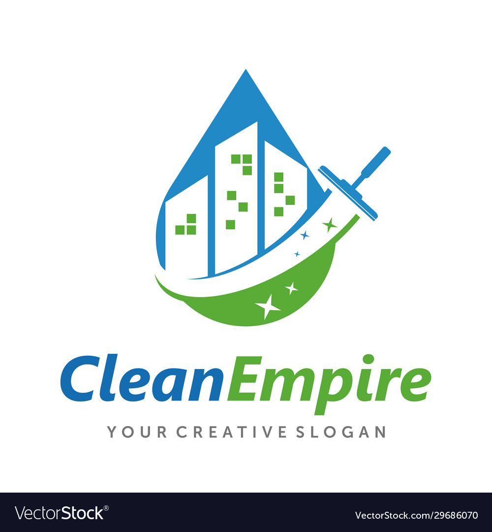 City cleaning house service Royalty Free Vector Image