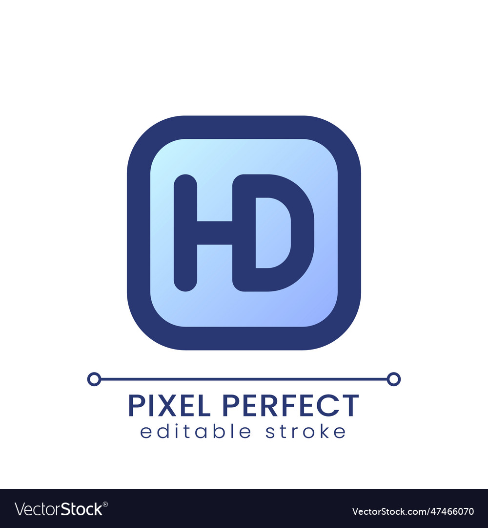 Hd format pixel perfect gradient fill ui icon