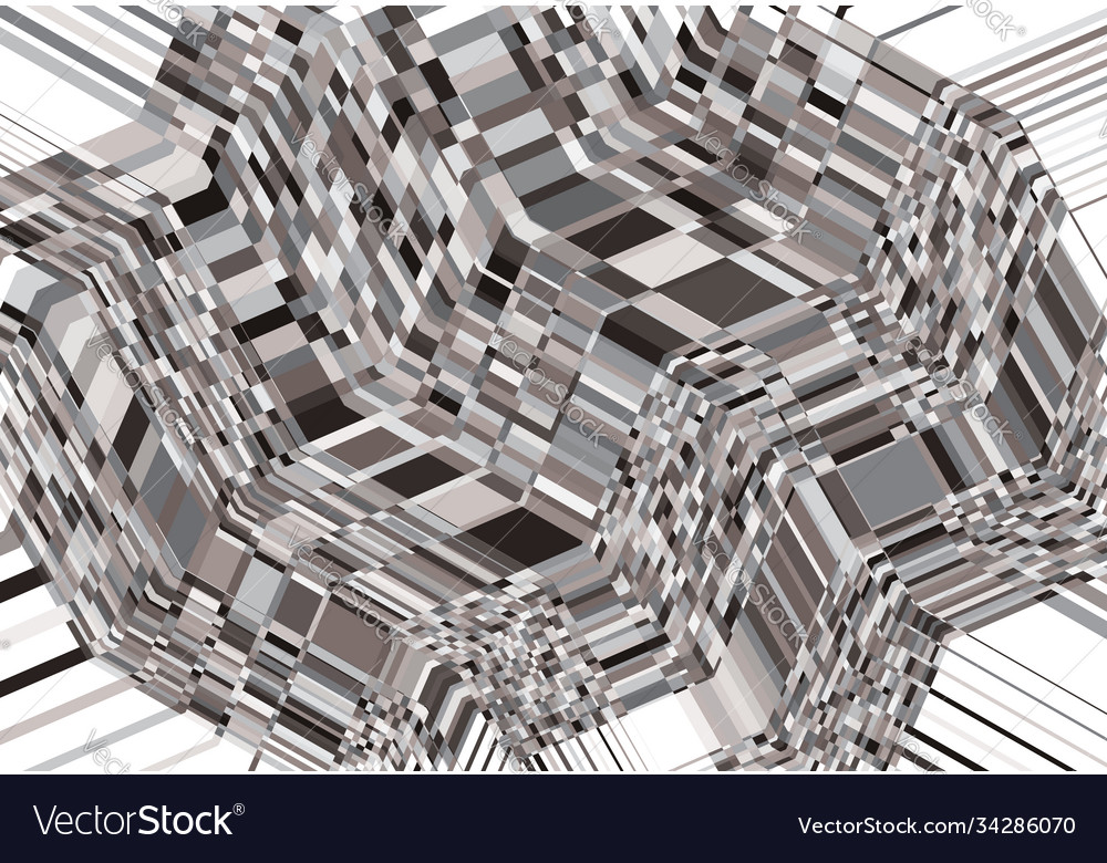 Mosaic background tessellation pattern grayscale Vector Image Mosaic background tessellation pattern grayscale