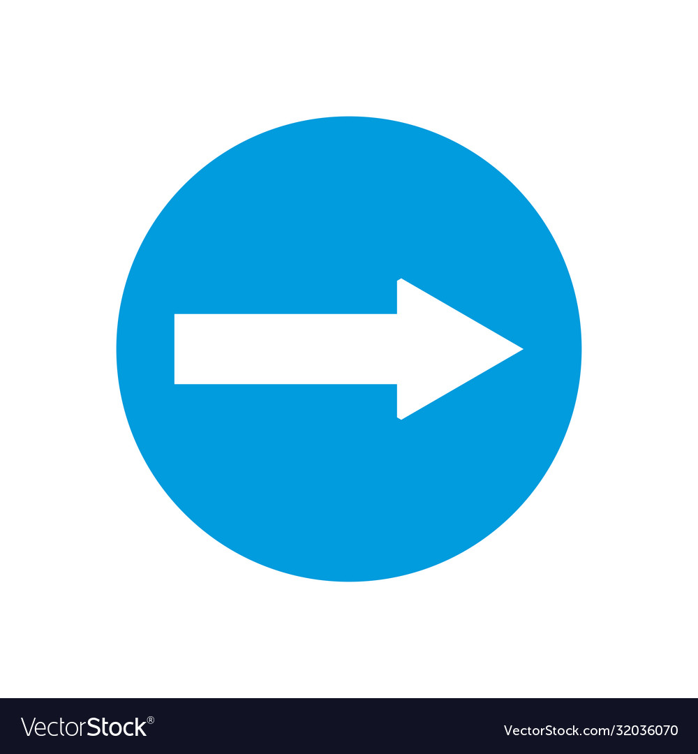 Next arrow or right direction block style icon