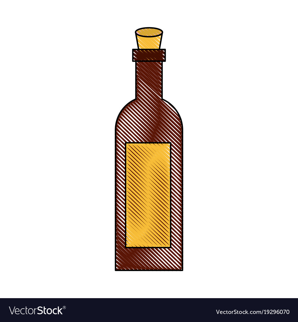 Sauces bottle isolated Royalty Free Vector Image