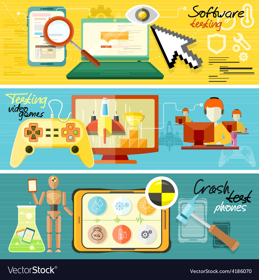 Software testing games and crash test