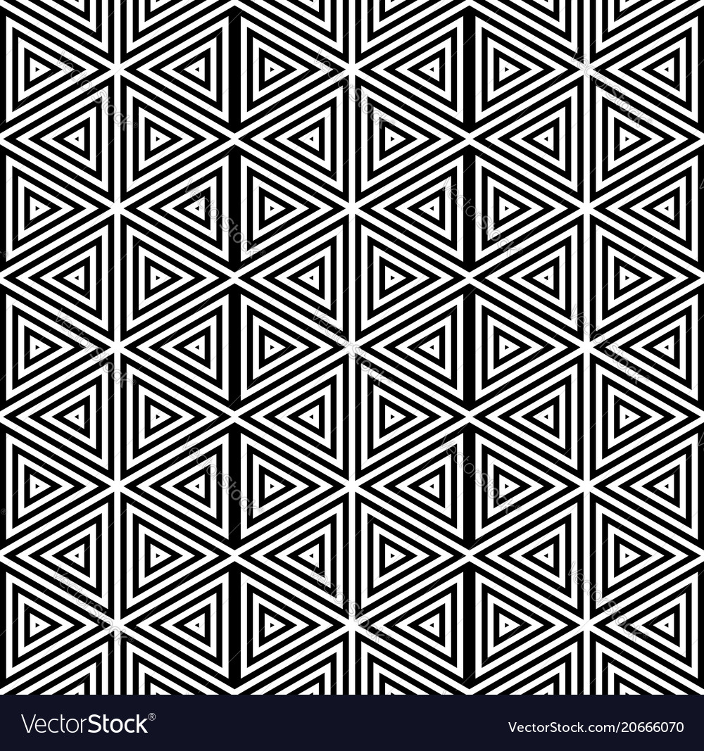 Triangular Geometric Pattern