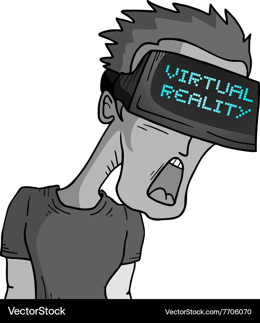 Virtual reality glasses Royalty Free Vector Image