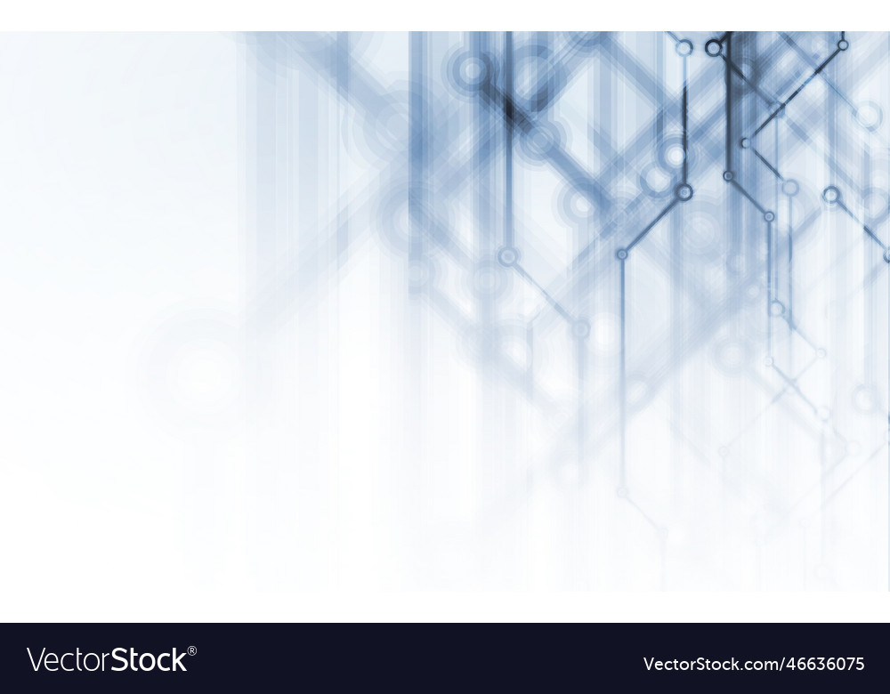 Abstract futuristic fade computer technology vector image Abstract futuristic fade computer technology
