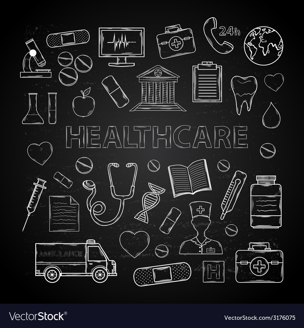 Back to school background on chalk board