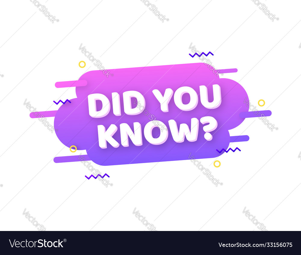 Did you know label web design stock