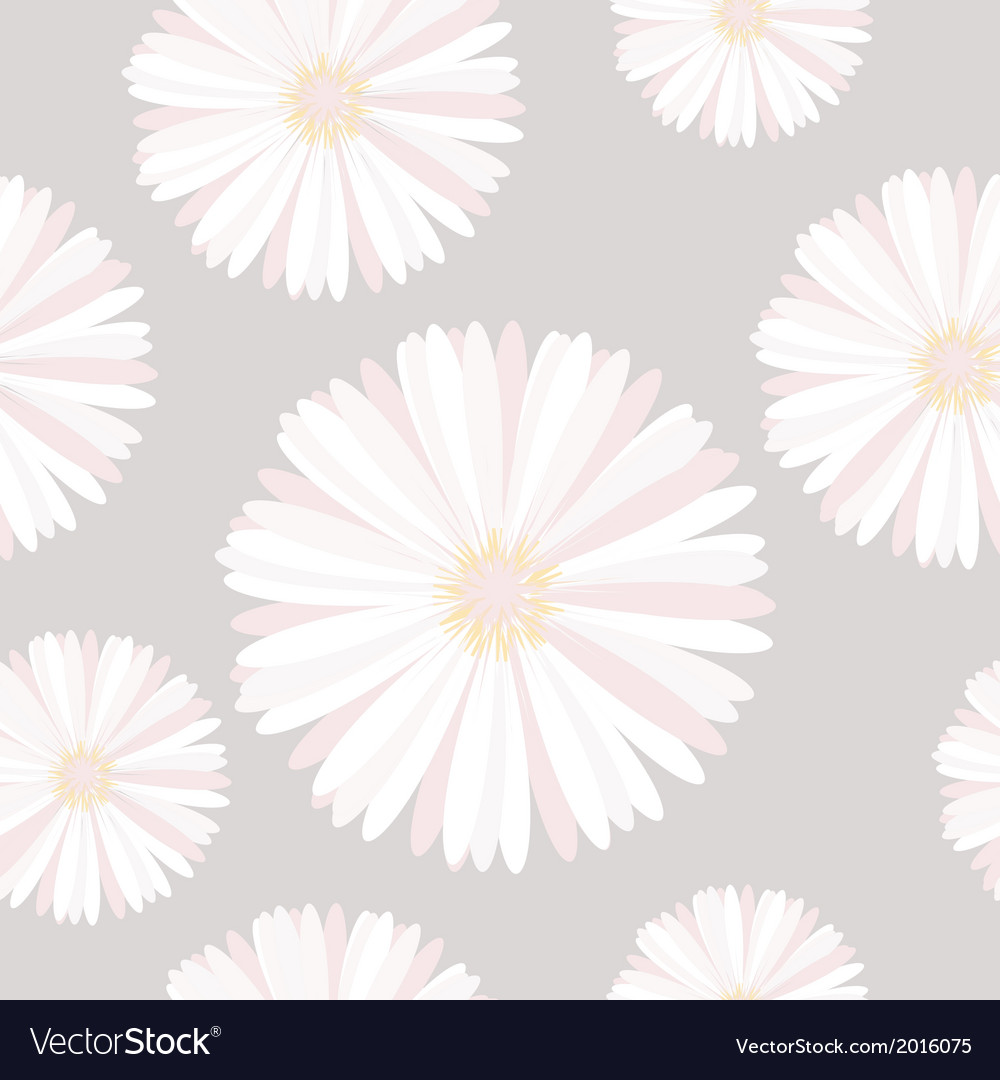 Seamless background with delicate flowers Vector Image