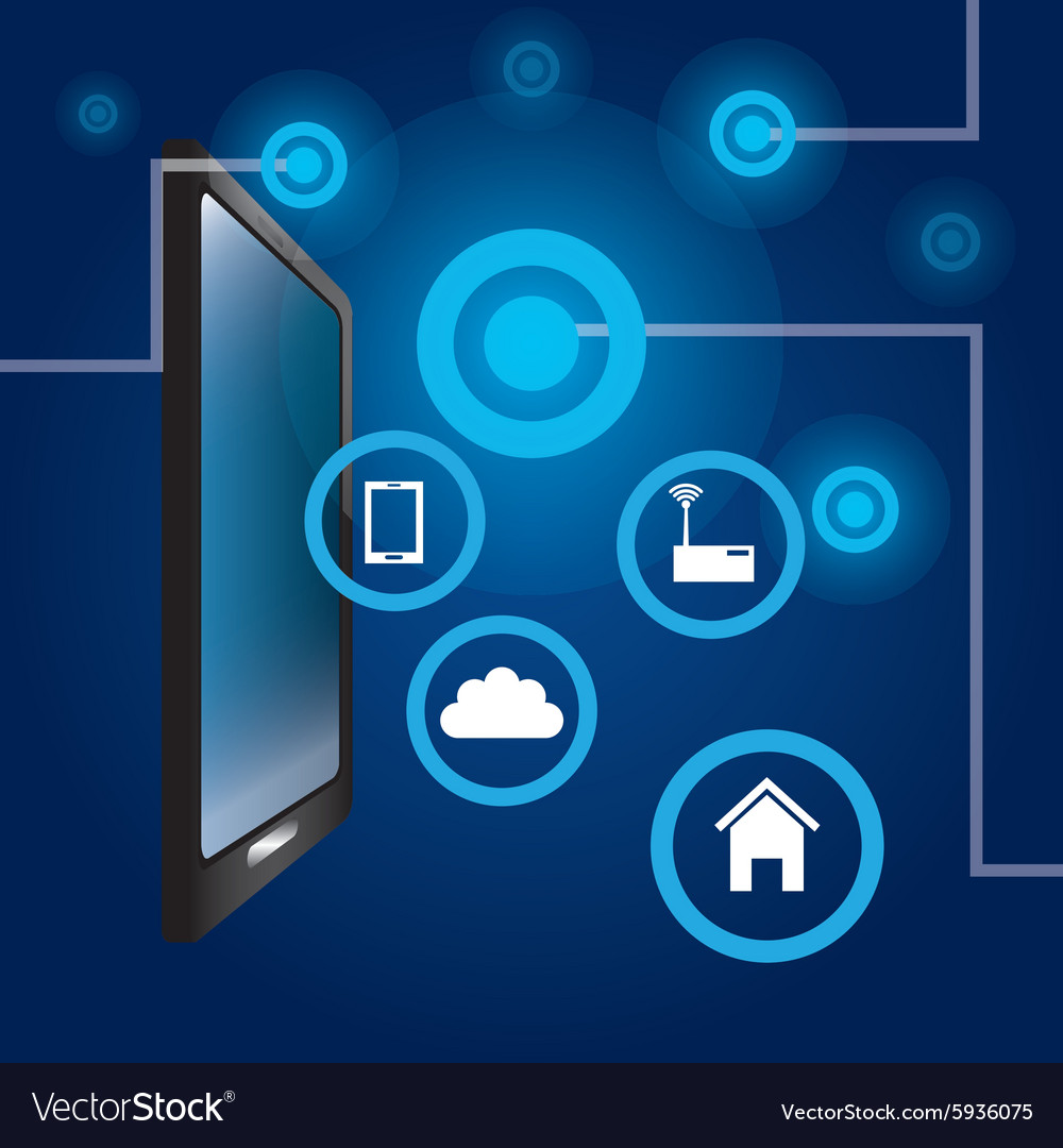 Technology digital design Royalty Free Vector Image