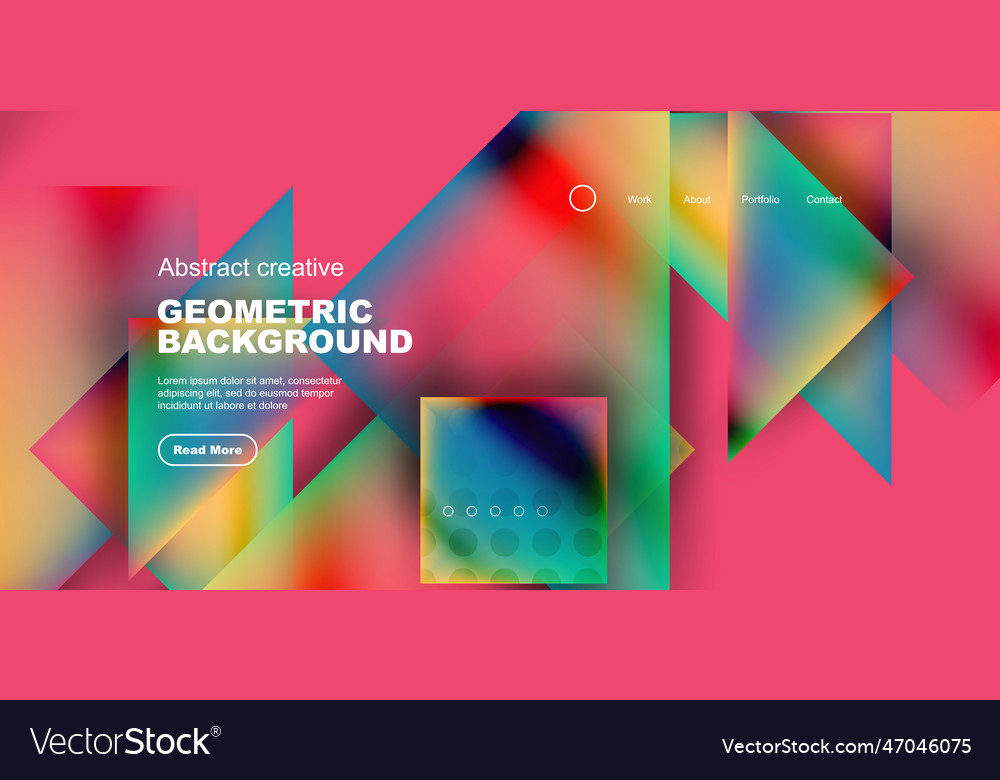 Triangle abstract background Vector Image Triangle abstract background