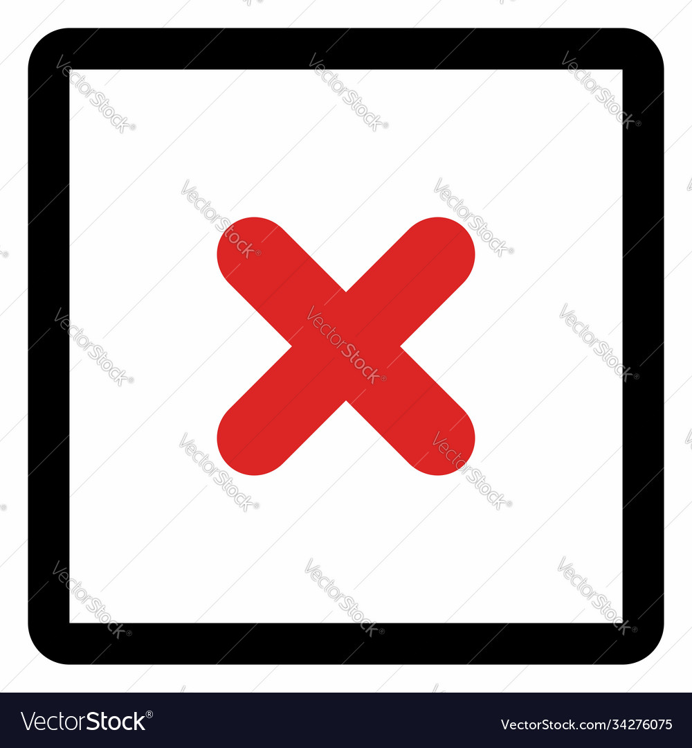 Wrong marks cross rejected disapproved Vector Image Wrong marks cross rejected disapproved