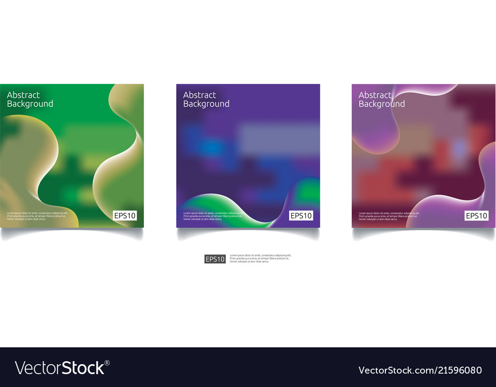 Abstract 3d fluid flow color graphic background vector image Abstract 3d fluid flow color graphic background