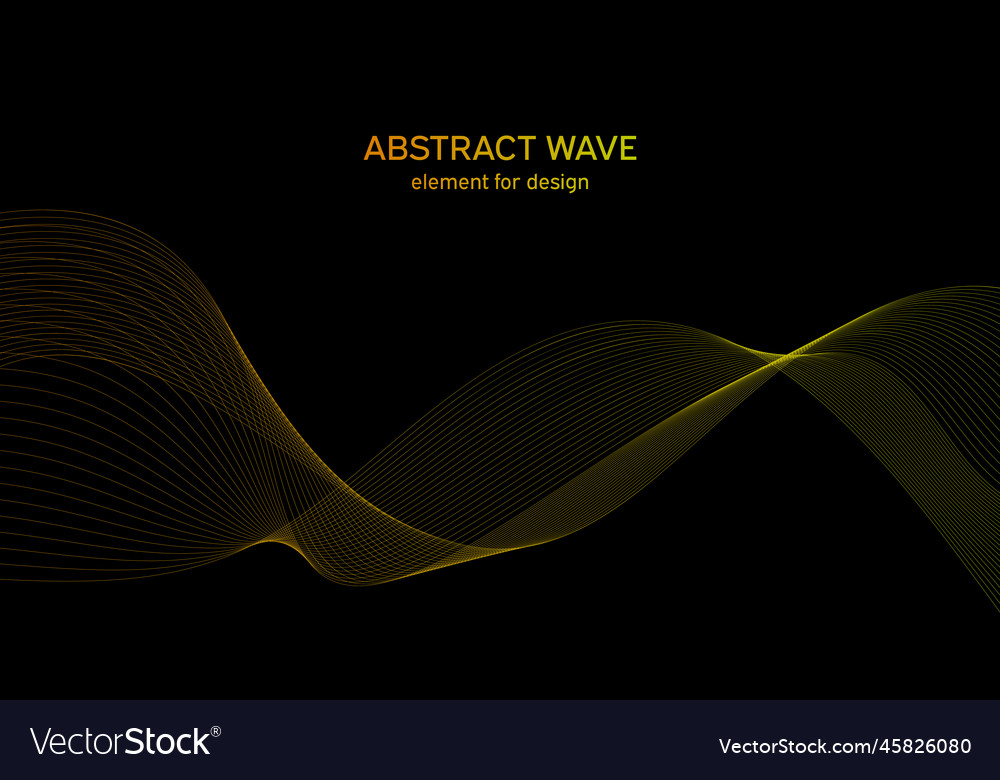 Abstract wave element for design digital Vector Image Abstract wave element for design digital