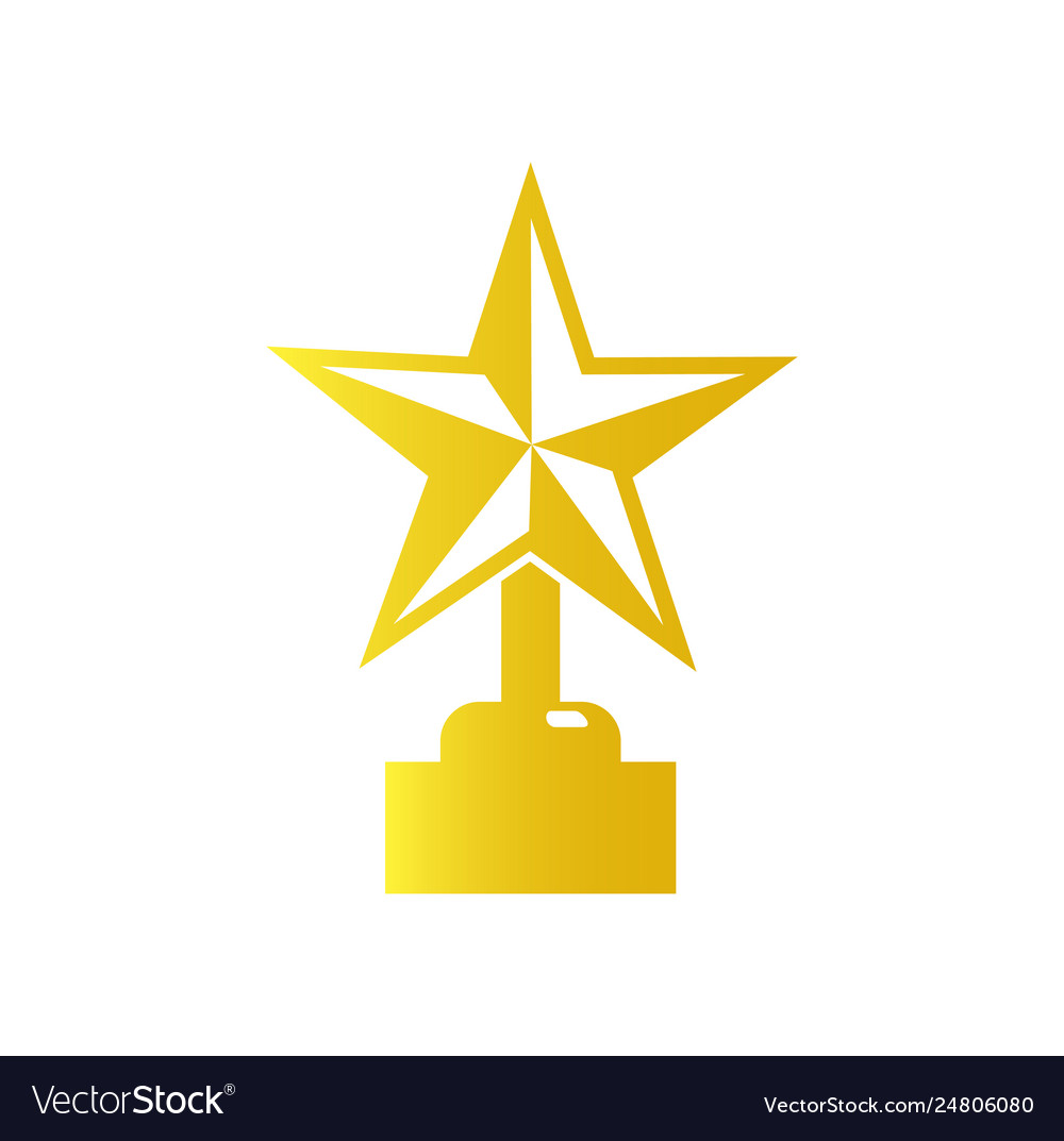 Award icon on background for graphic and web Vector Image