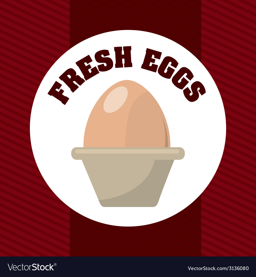 Eggs design Royalty Free Vector Image - VectorStock