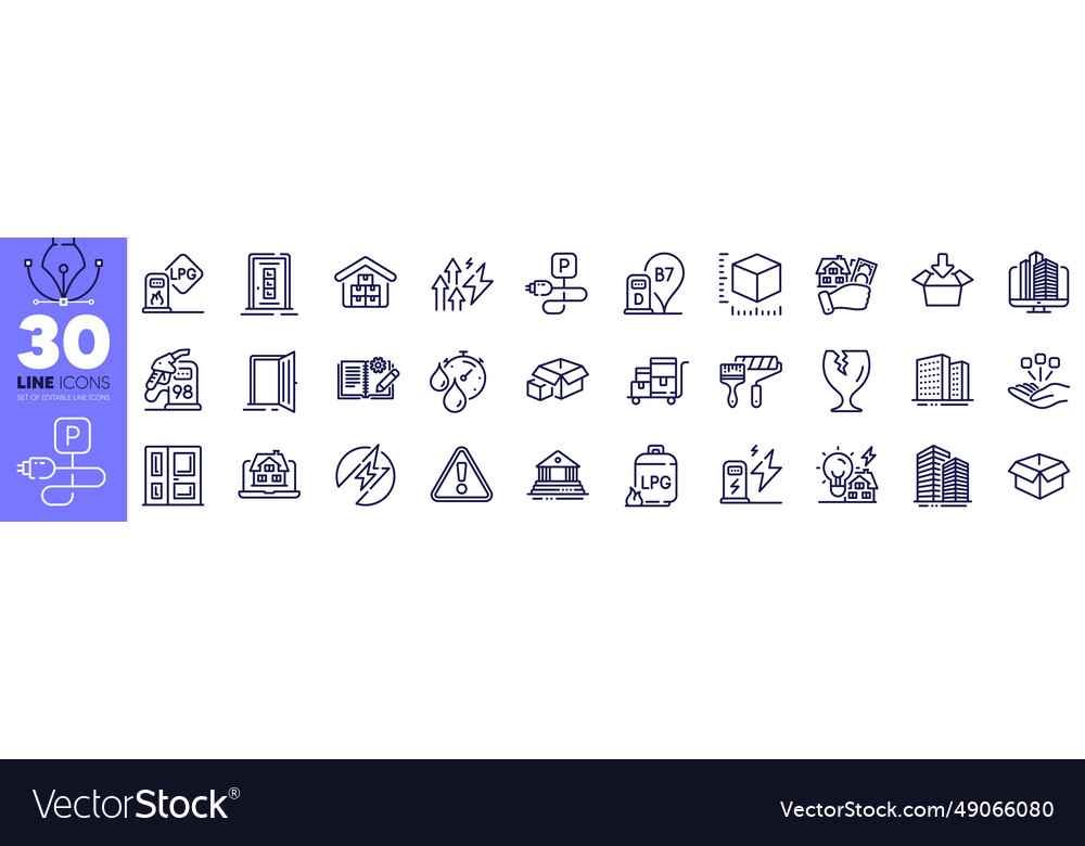Petrol station engineering documentation vector image Petrol station engineering documentation
