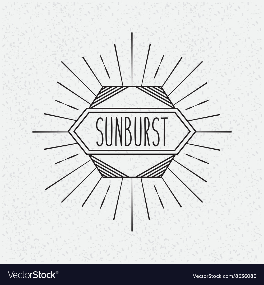 Sunburst frame design