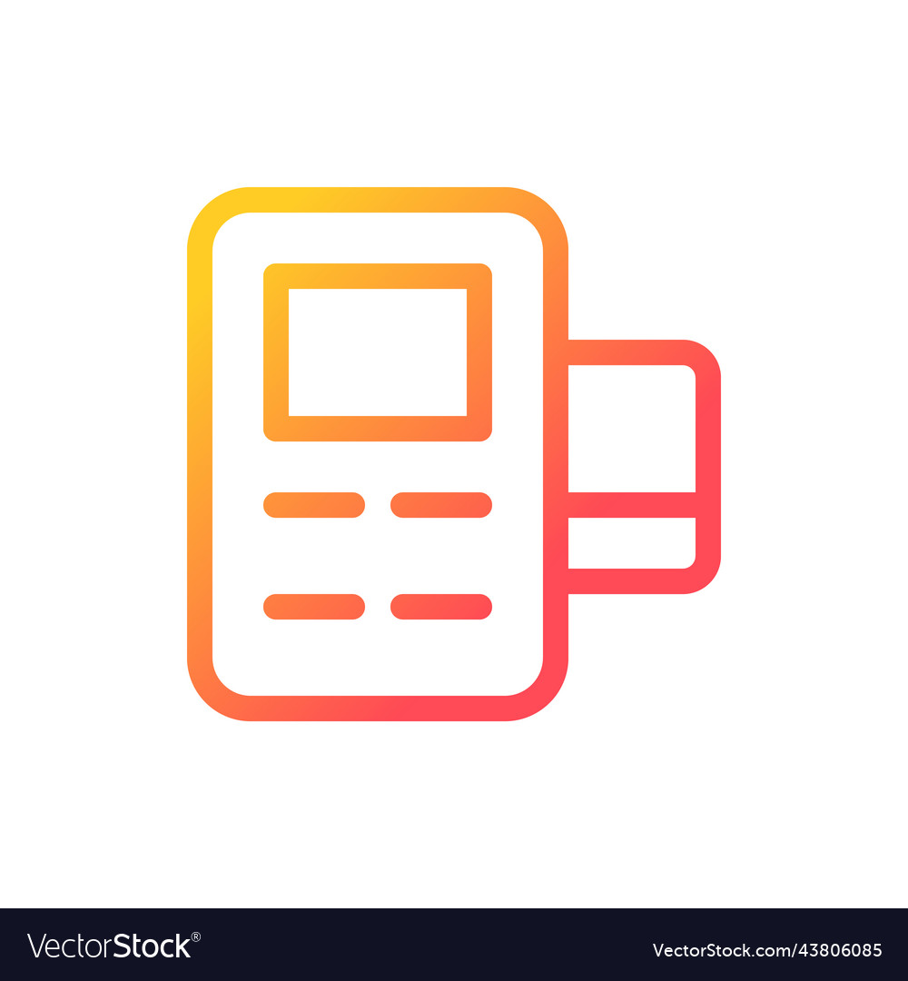 Card payment terminal pixel perfect gradient