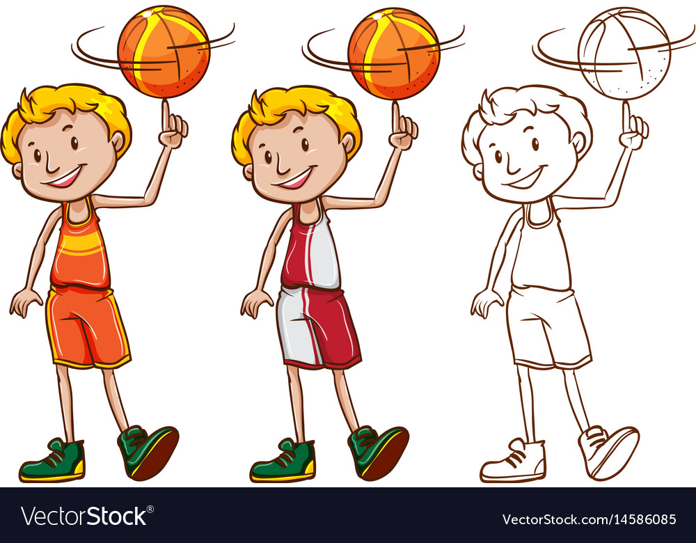 Drafting character for basketball player