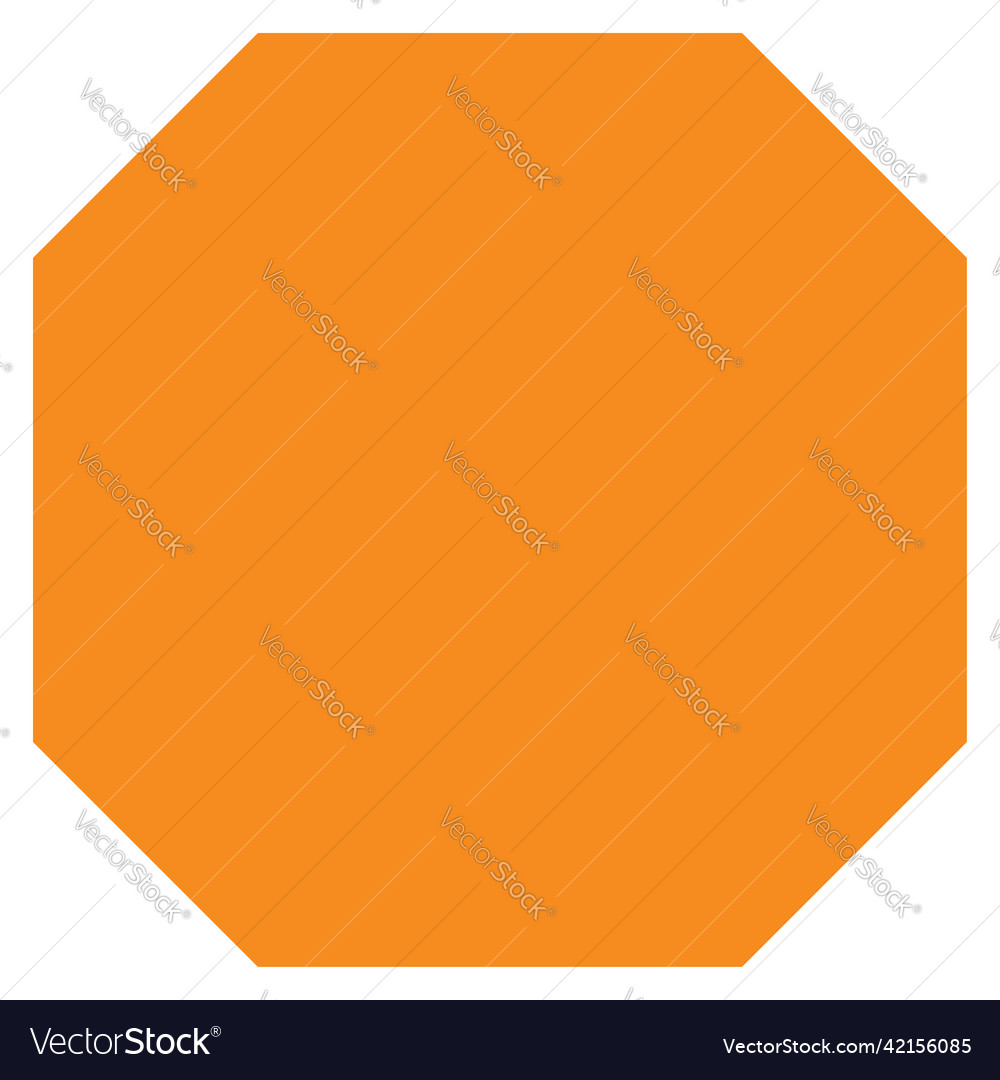 Flat banner button template shape with corner