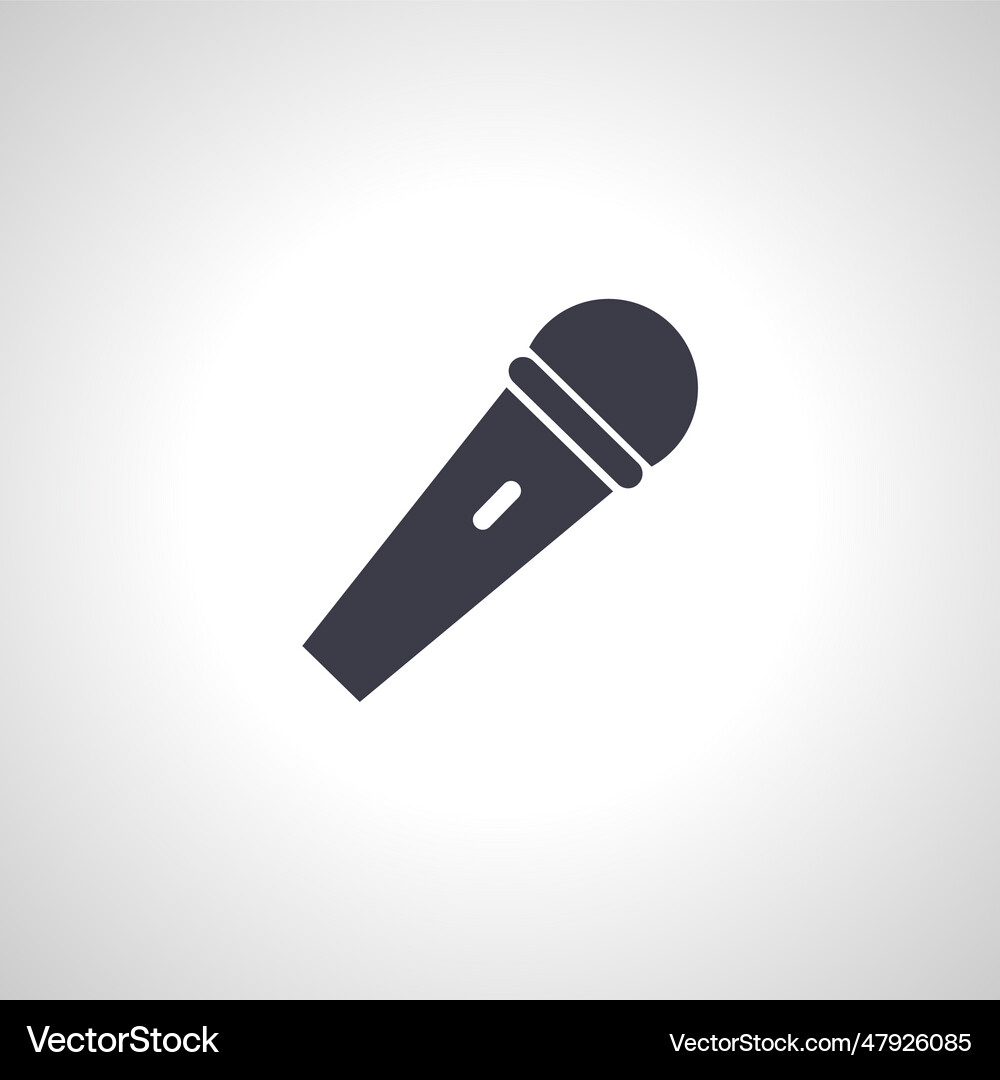 Microphone icon Royalty Free Vector Image - VectorStock