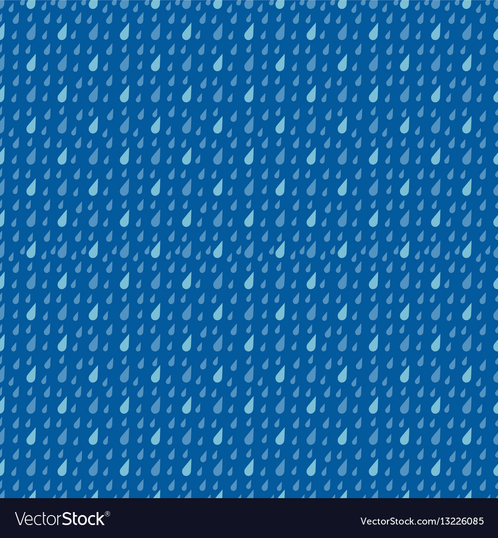 Rain drops seamless pattern