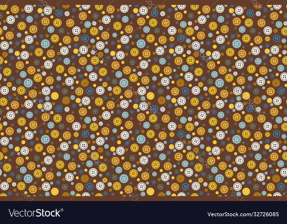 Retro buttons seamless pattern