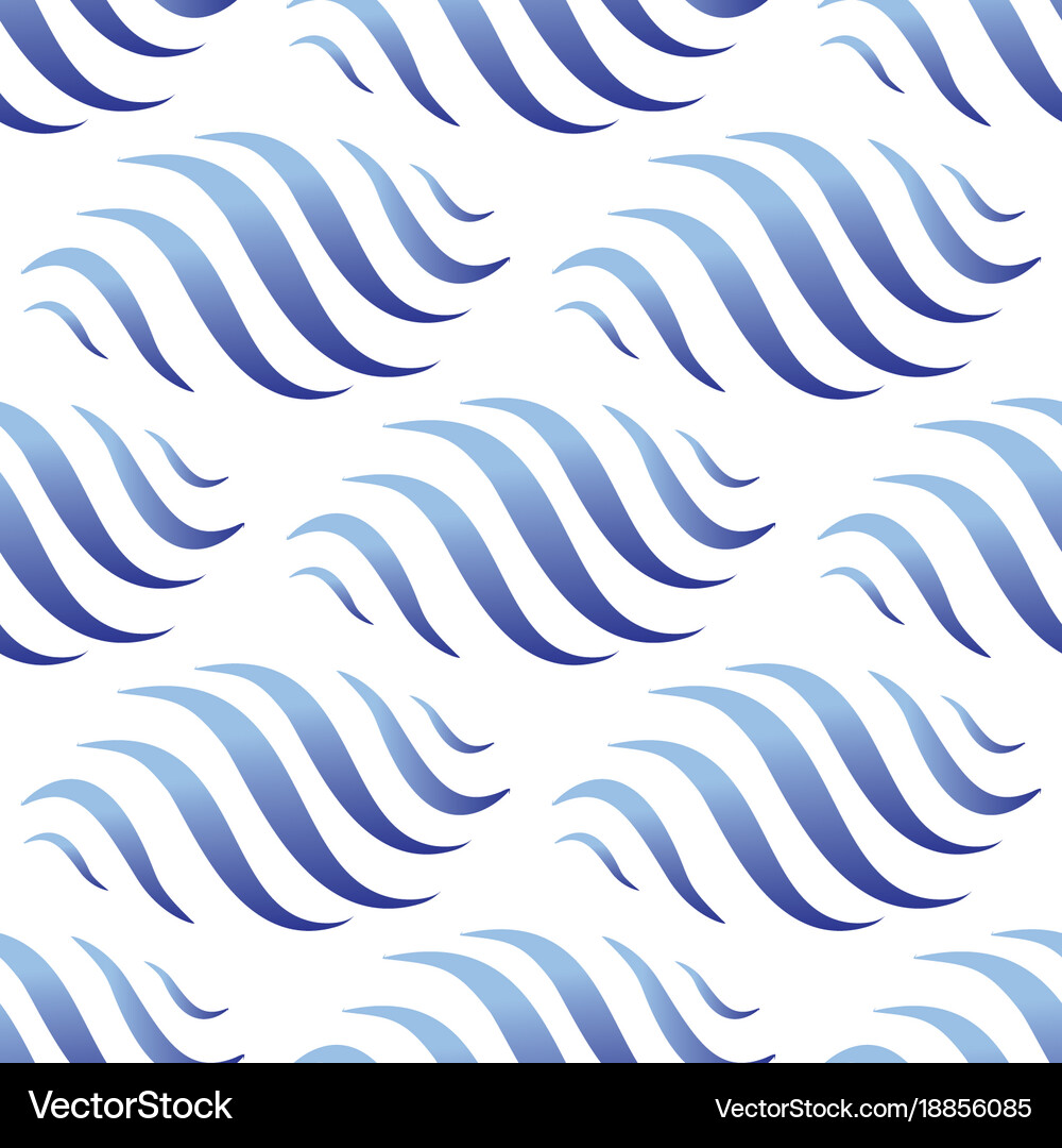 Seamless wave pattern Royalty Free Vector Image