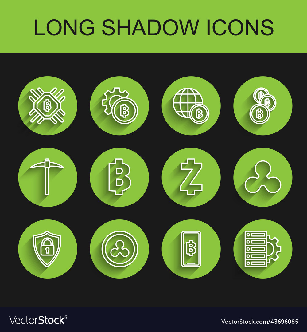 Set line shield security with lock cryptocurrency