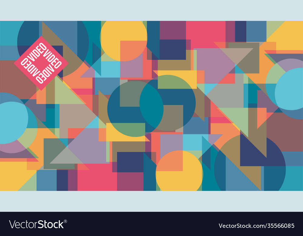 Virtual background for video conferencing blocks vector image Virtual background for video conferencing blocks