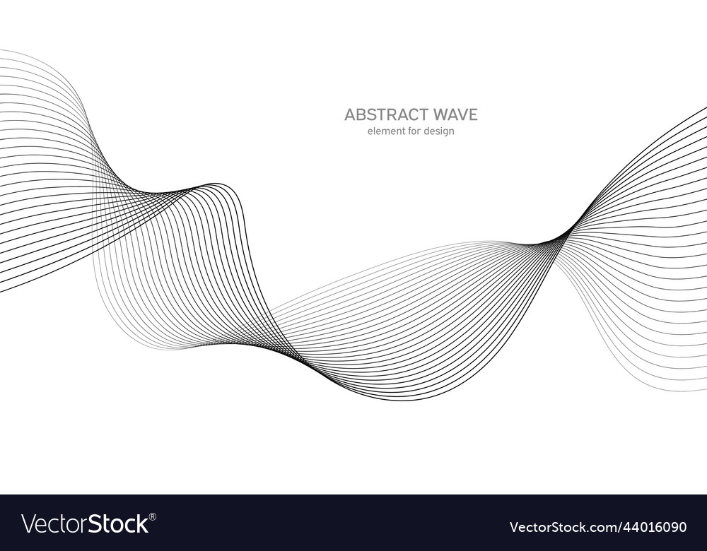 Abstract wave element for design digital vector image Abstract wave element for design digital