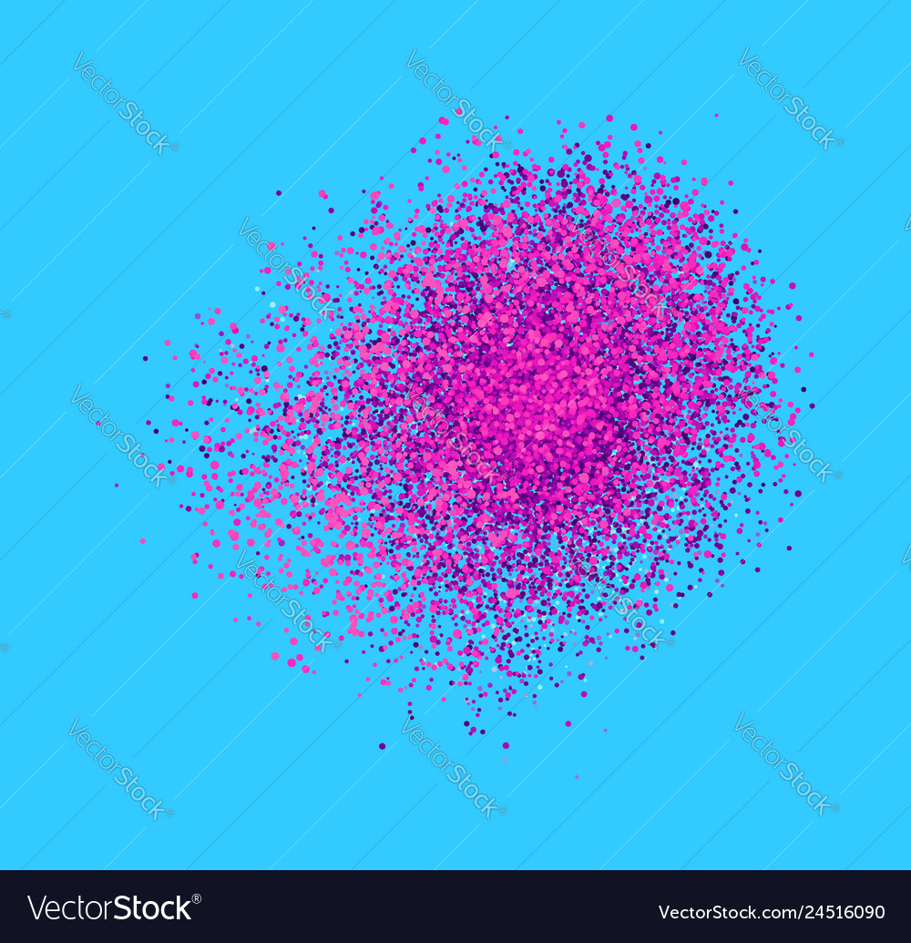 Chaotic particles empty space dynamic background vector image Chaotic particles empty space dynamic background