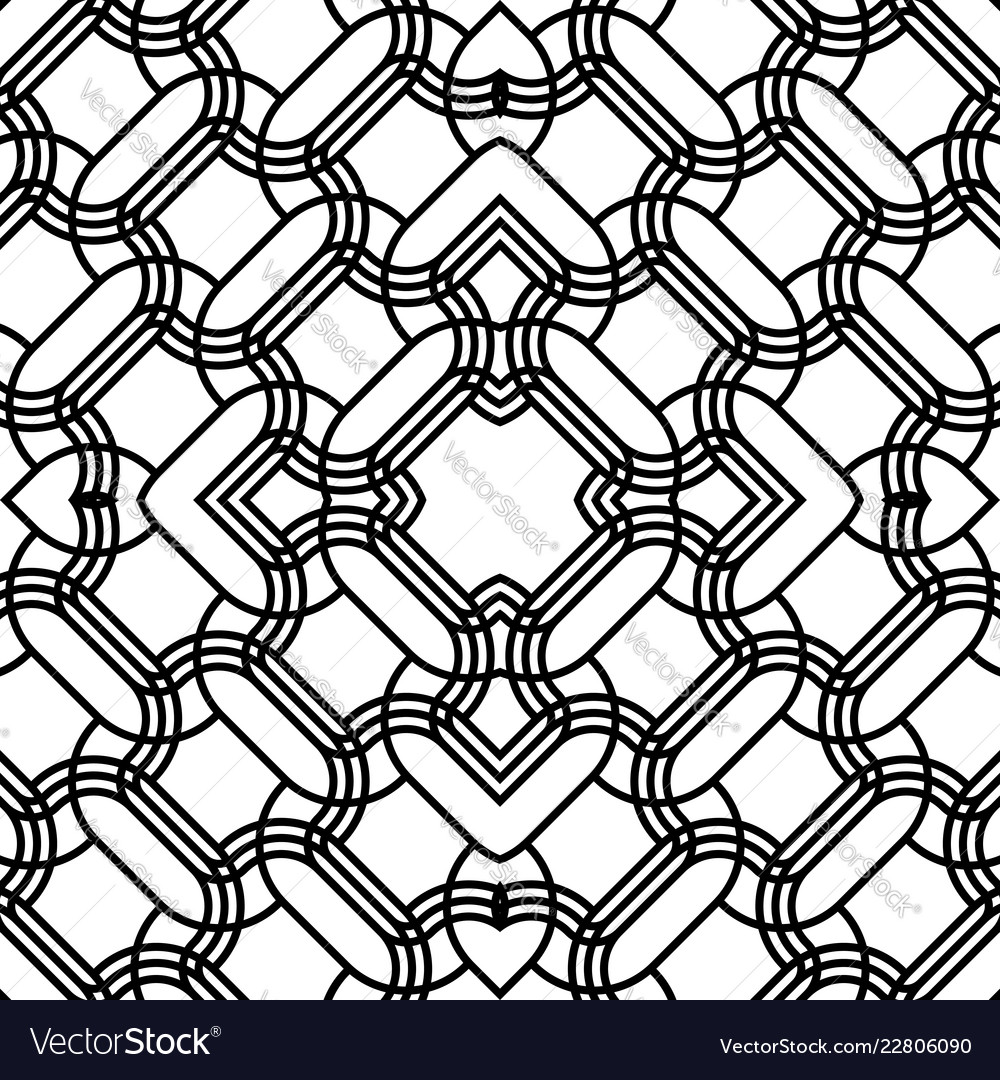 Design seamless monochrome grid pattern