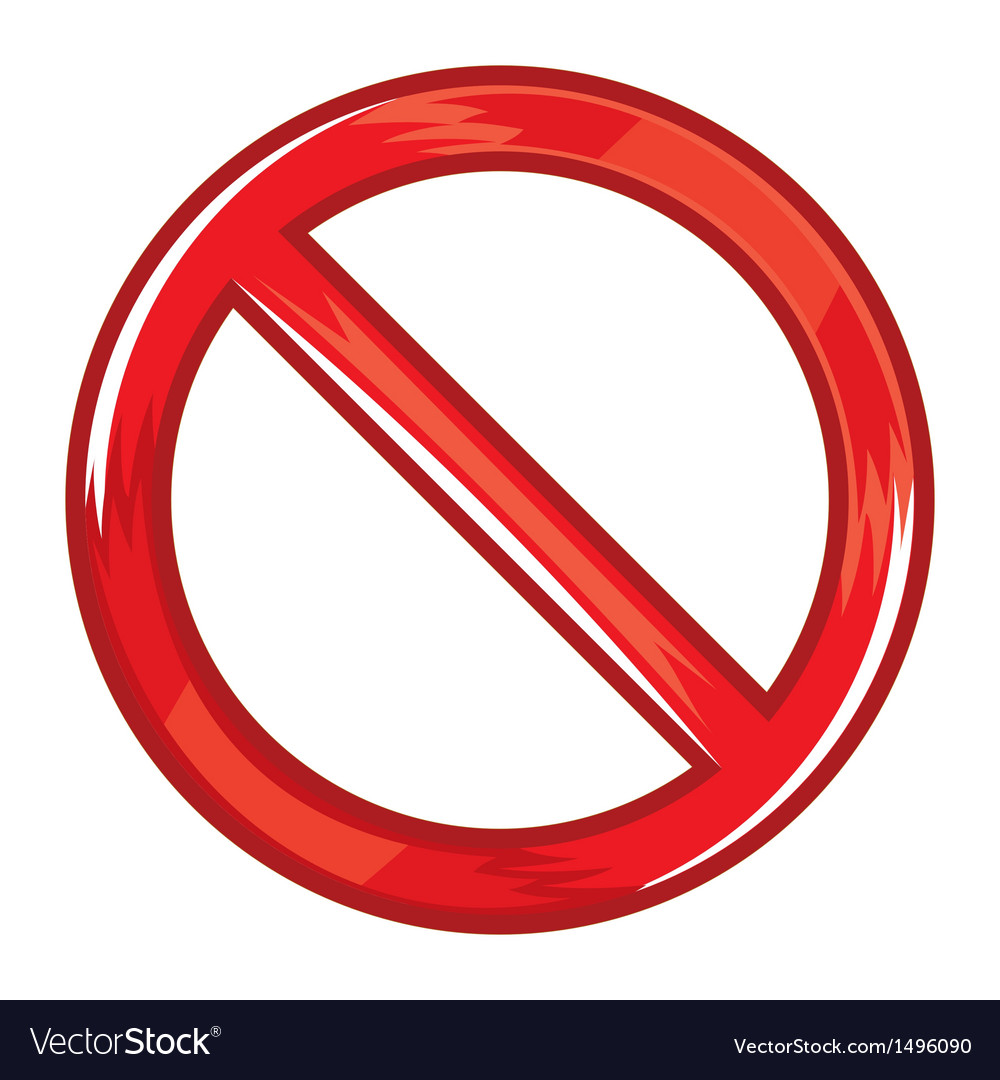  Do Not Symbol Royalty Free Vector Image VectorStock