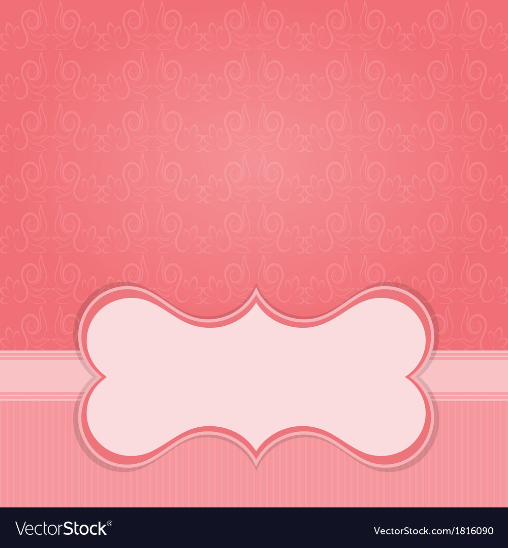 Frame on the paper background with design element