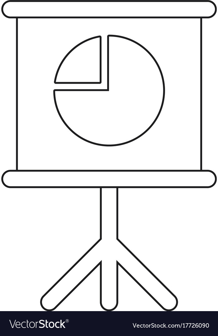 Presentation board icon