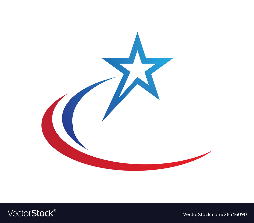 Star logo template Royalty Free Vector Image - VectorStock