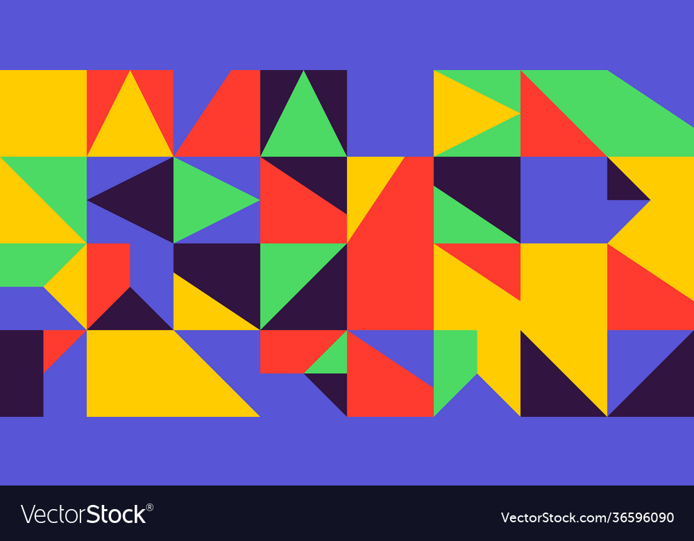 Triangle abstract pattern design